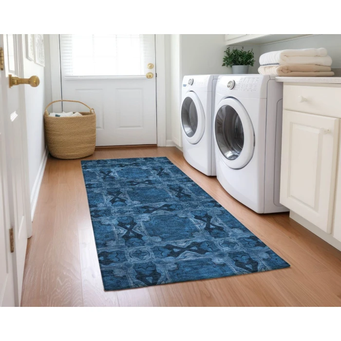 Chantille ACN564 Navy 2'3" x 7'6" Rug