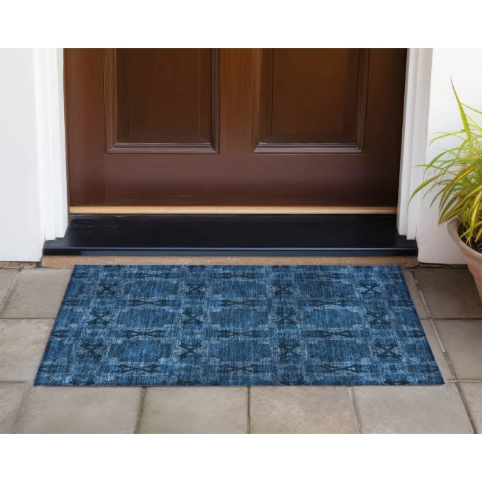 Chantille ACN564 Navy 1'8" x 2'6" Rug