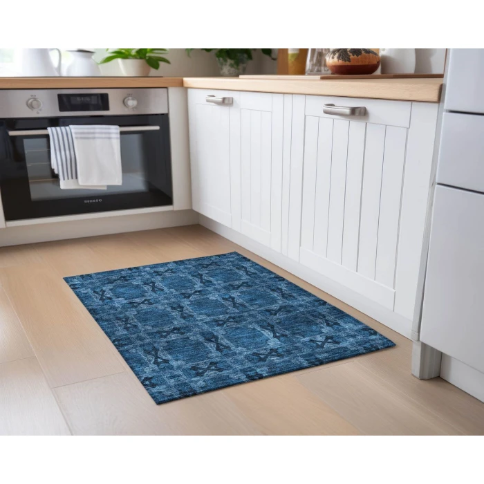 Chantille ACN564 Navy 1'8" x 2'6" Rug