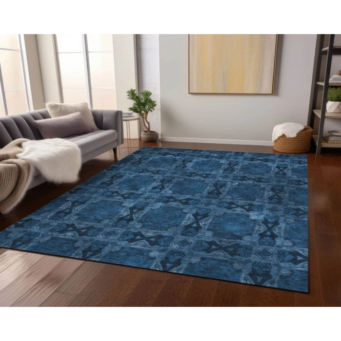 Chantille ACN564 Navy 3' x 5' Rug