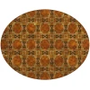 Addison Chantille ACN564 Paprika 8 ft. x 8 ft. Round Rug