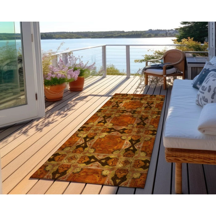 Chantille ACN564 Paprika 2'3" x 7'6" Rug