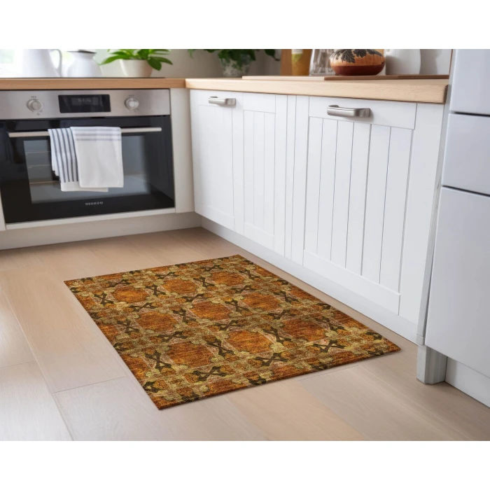 Chantille ACN564 Paprika 1'8" x 2'6" Rug