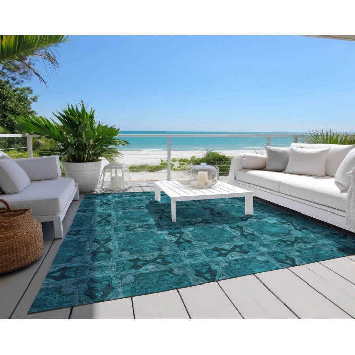 Chantille ACN564 Teal 8' x 10' Rug