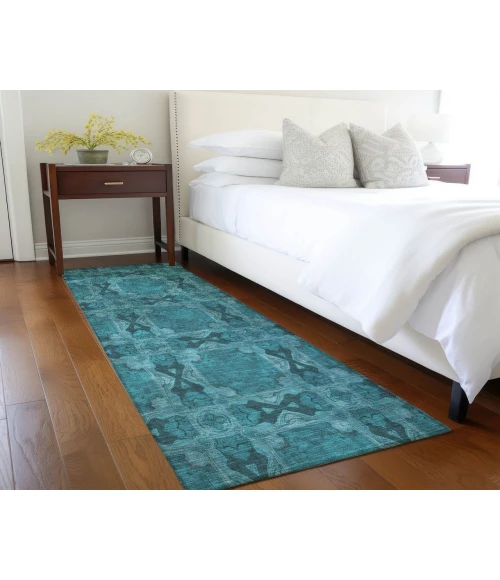 Chantille ACN564 Teal 2'3" x 7'6" Rug