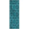 Addison Chantille ACN564 Teal 2 ft. 3 in. x 7 ft. 6 in. Runner Rug