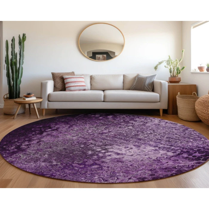 Chantille ACN565 Purple 8' x 8' Rug