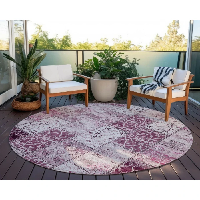 Chantille ACN566 Burgundy 8' x 8' Rug