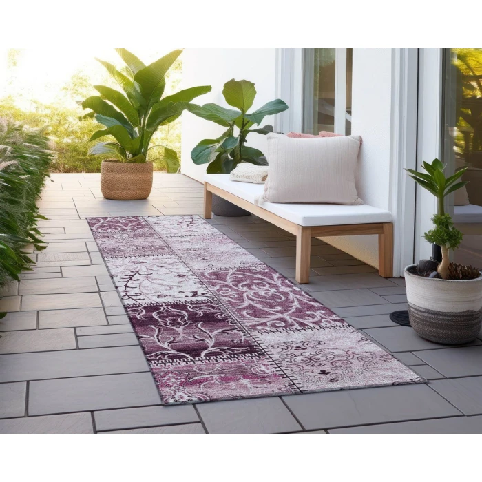 Chantille ACN566 Burgundy 2'3" x 7'6" Rug
