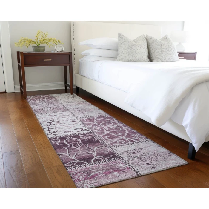 Chantille ACN566 Burgundy 2'3" x 7'6" Rug