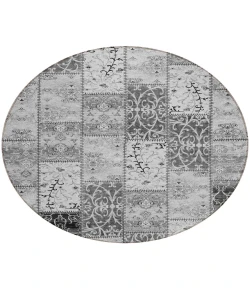 Addison Chantille ACN566 Gray 8 ft. x 8 ft. Round Rug