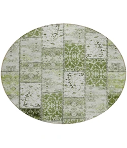Addison Chantille ACN566 Green 8 ft. x 8 ft. Round Rug
