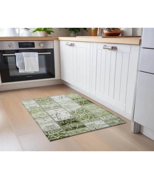 Chantille ACN566 Green 1'8" x 2'6" Rug