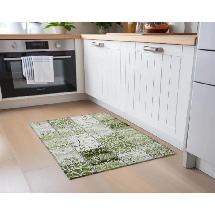 Chantille ACN566 Green 1'8" x 2'6" Rug