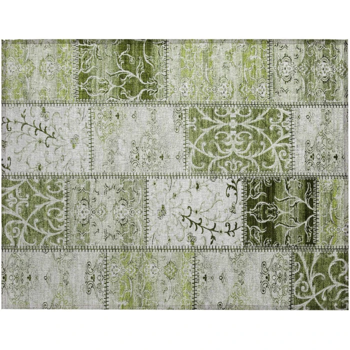 Chantille ACN566 Green 1'8" x 2'6" Rug