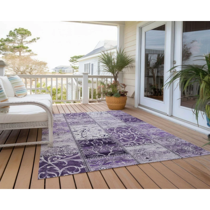 Chantille ACN566 Purple 9' x 12' Rug