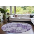 Chantille ACN566 Purple 8' x 8' Rug
