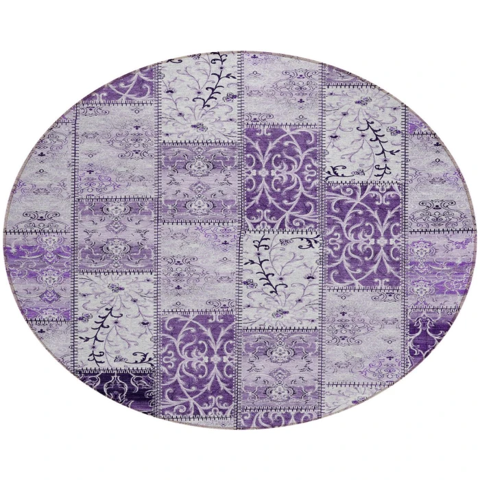 Chantille ACN566 Purple 8' x 8' Rug