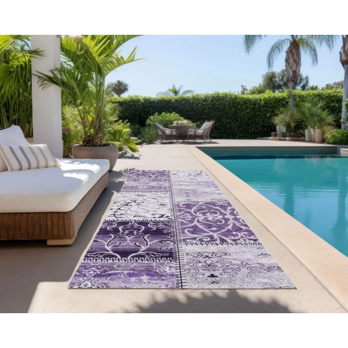 Chantille ACN566 Purple 2'3" x 7'6" Rug