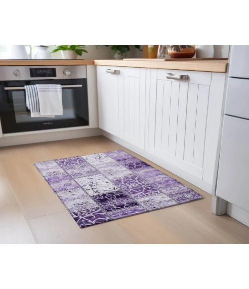 Chantille ACN566 Purple 1'8" x 2'6" Rug