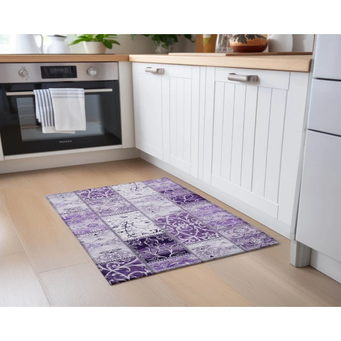 Chantille ACN566 Purple 1'8" x 2'6" Rug