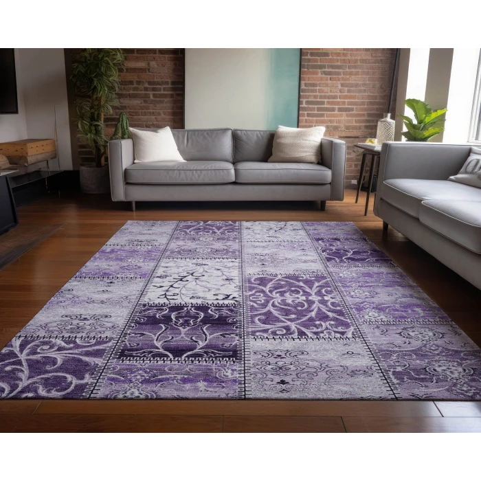 Chantille ACN566 Purple 9' x 12' Rug
