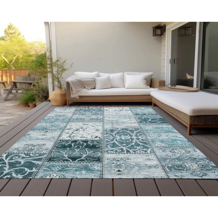 Chantille ACN566 Teal 9' x 12' Rug