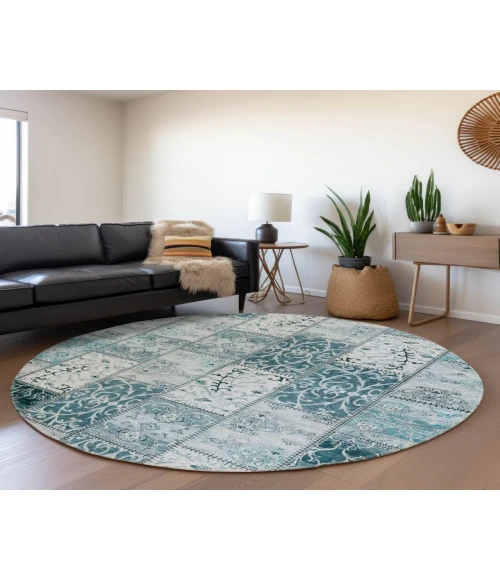 Chantille ACN566 Teal 8' x 8' Rug
