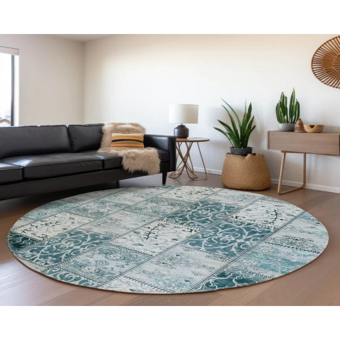 Chantille ACN566 Teal 8' x 8' Rug