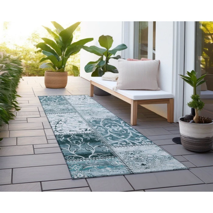 Chantille ACN566 Teal 2'3" x 7'6" Rug