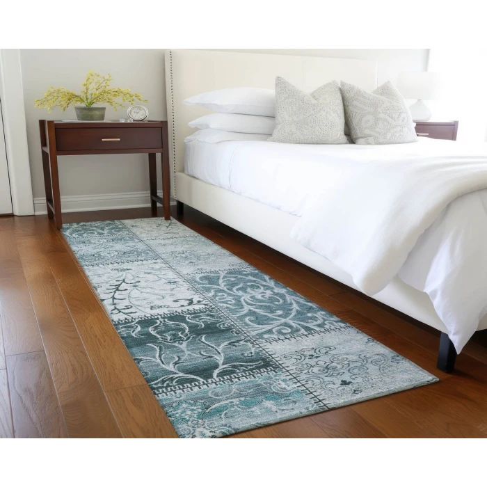 Chantille ACN566 Teal 2'3" x 7'6" Rug