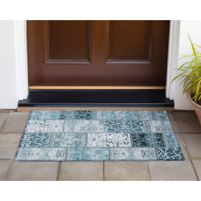 Chantille ACN566 Teal 1'8" x 2'6" Rug