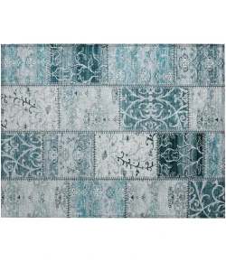 Addison Chantille ACN566 Teal 1 ft. 8 in. x 2 ft. 6 in. Rectangle Rug