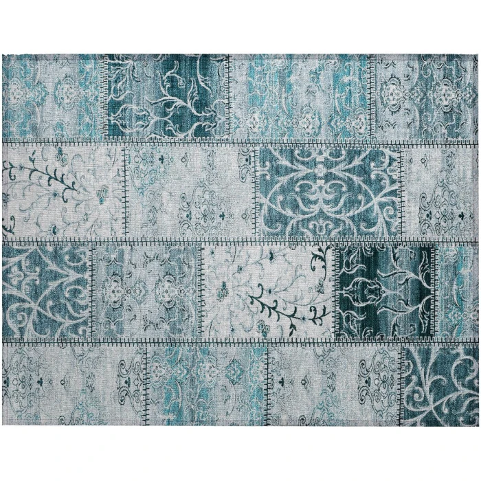 Chantille ACN566 Teal 1'8" x 2'6" Rug