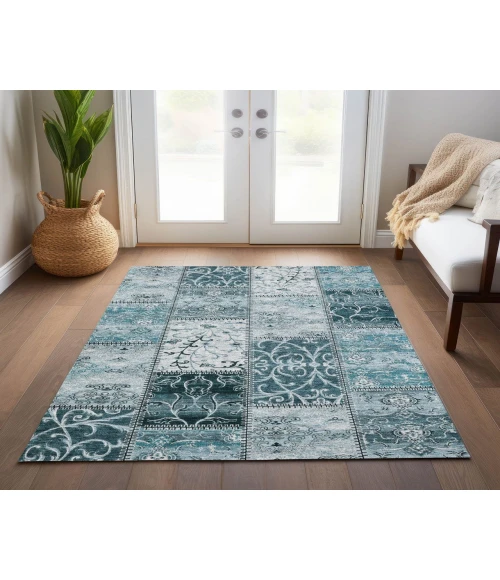 Chantille ACN566 Teal 9' x 12' Rug