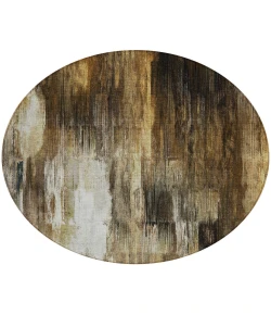 Addison Chantille ACN567 Chocolate 8 ft. x 8 ft. Round Rug