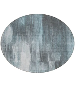 Addison Chantille ACN567 Teal 8 ft. x 8 ft. Round Rug