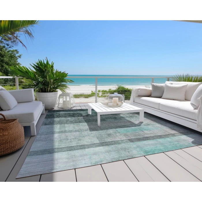 Chantille ACN568 Teal 3' x 5' Rug