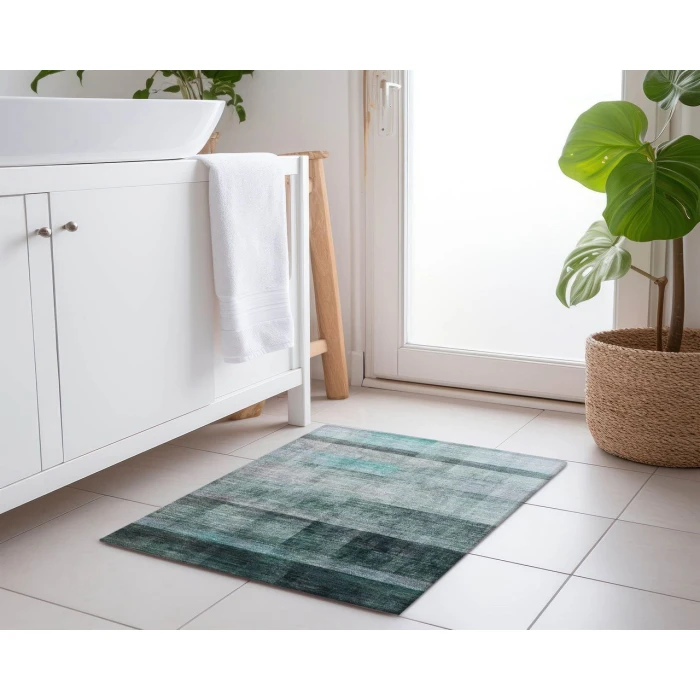 Chantille ACN568 Teal 1'8" x 2'6" Rug