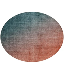 Addison Chantille ACN569 Teal 8 ft. x 8 ft. Round Rug