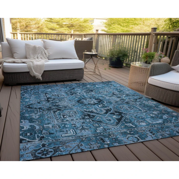 Chantille ACN570 Blue 8' x 10' Rug