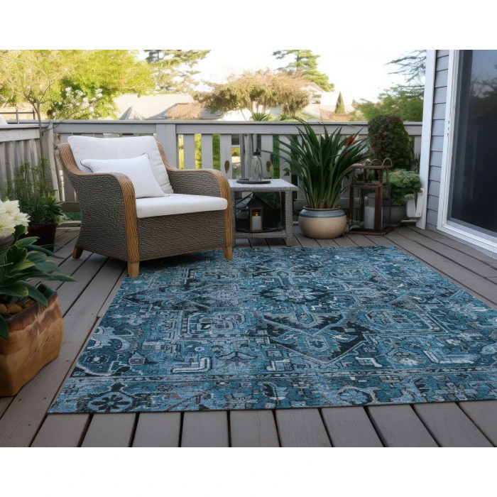 Chantille ACN570 Blue 8' x 10' Rug