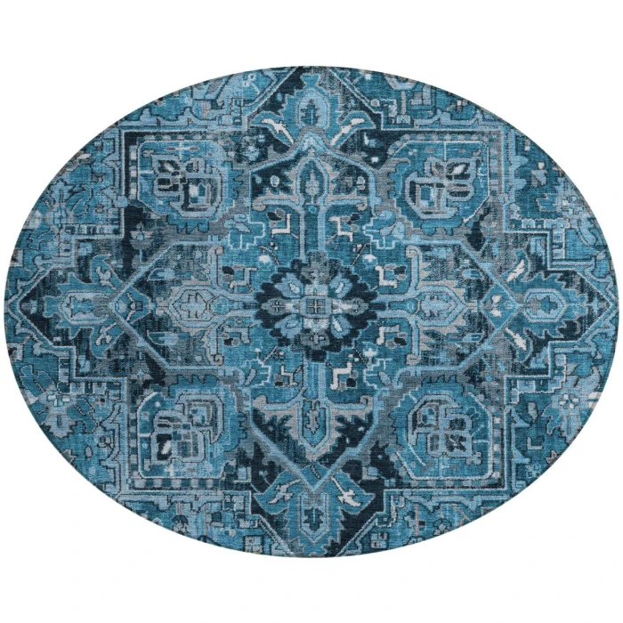 Chantille ACN570 Blue 8' x 8' Rug
