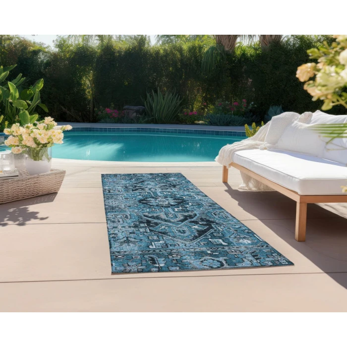 Chantille ACN570 Blue 2'3" x 7'6" Rug