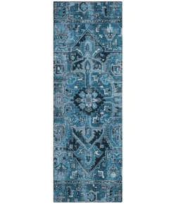 Addison Chantille ACN570 Blue 2 ft. 3 in. x 7 ft. 6 in. Runner Rug