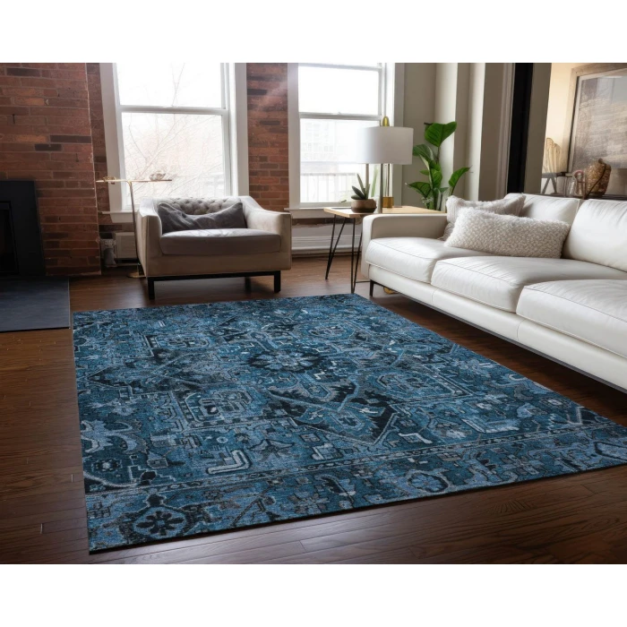 Chantille ACN570 Blue 8' x 10' Rug