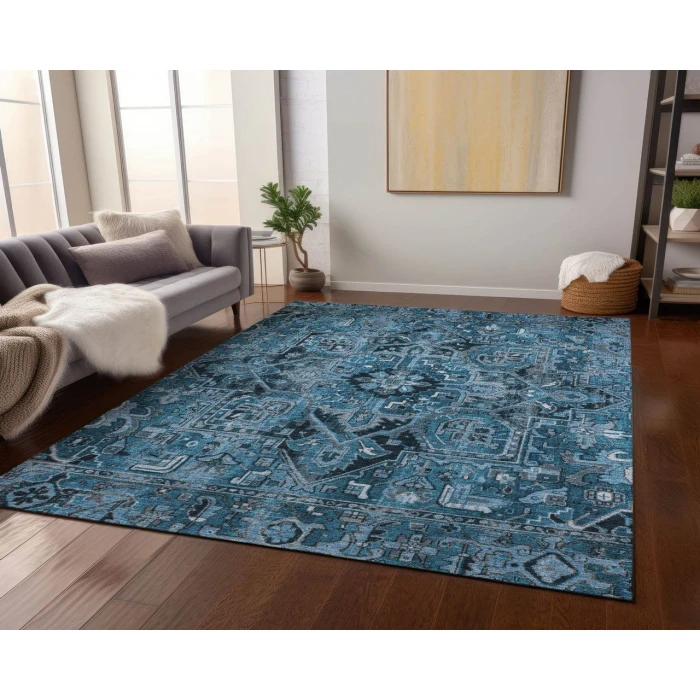 Chantille ACN570 Blue 8' x 10' Rug