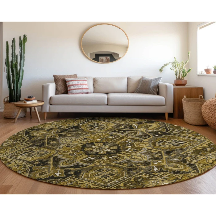 Chantille ACN570 Brown 8' x 8' Rug