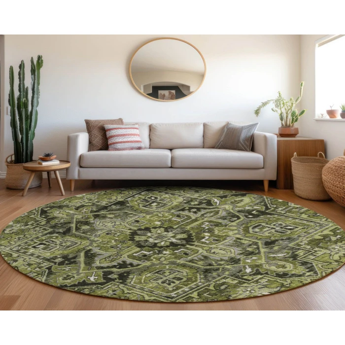 Chantille ACN570 Olive 8' x 8' Rug