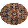 Addison Chantille ACN570 Paprika 8 ft. x 8 ft. Round Rug